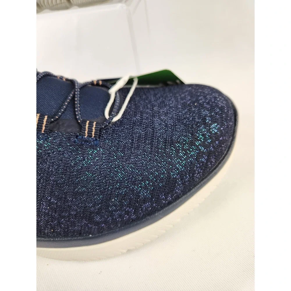 Womans Shoes SKECHERS Summits-Lunar Glow Hands Free Slip-Ins Sneakers Blue Sz 10